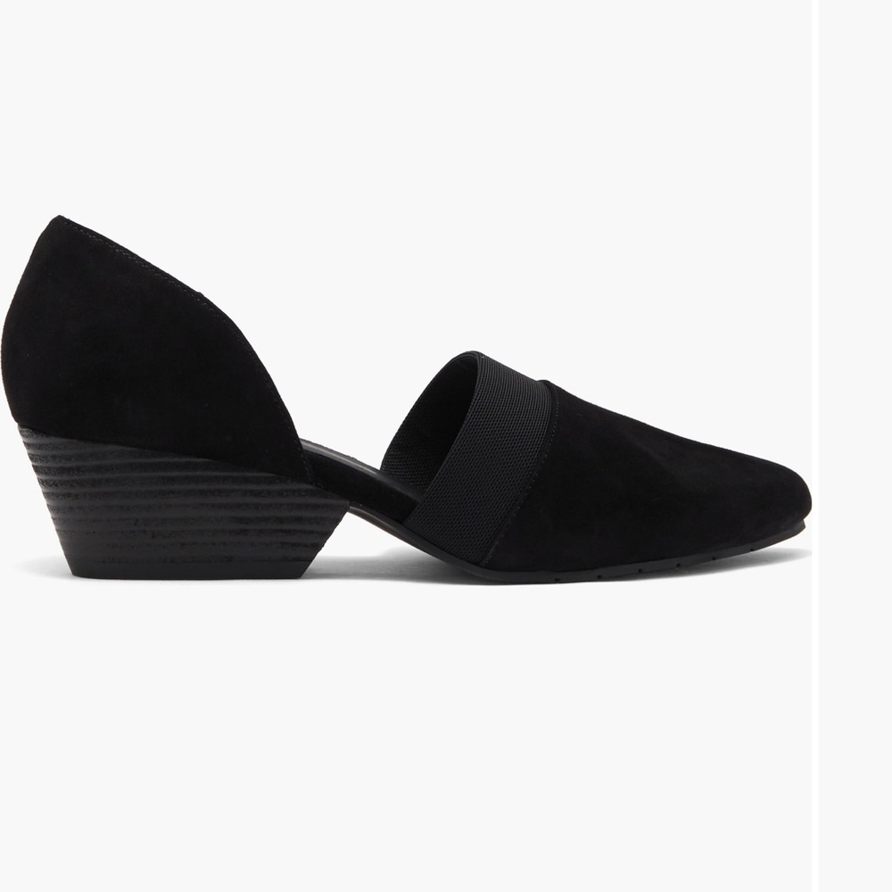 Eileen Fisher Women's Black Pointed Flats - Picture 4 of 6